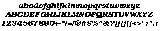 Bookman Bold Italic