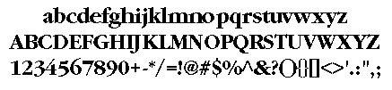 Garamond Bold