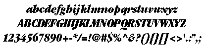 Garamond Condensed Ultra Italic