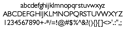 Gill Sans Regular