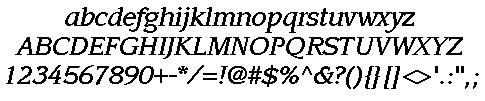 Leawood Medium Italic