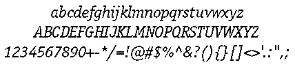Officina Serif Book Italic