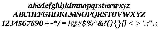 Slimbach Black Italic