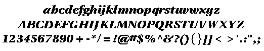 Veljovic Black Italic