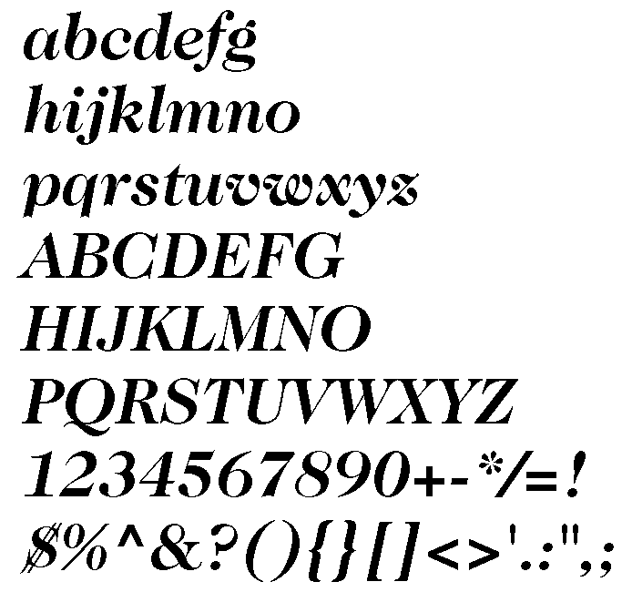 Caslon Twe Twenty Four Bold Italic