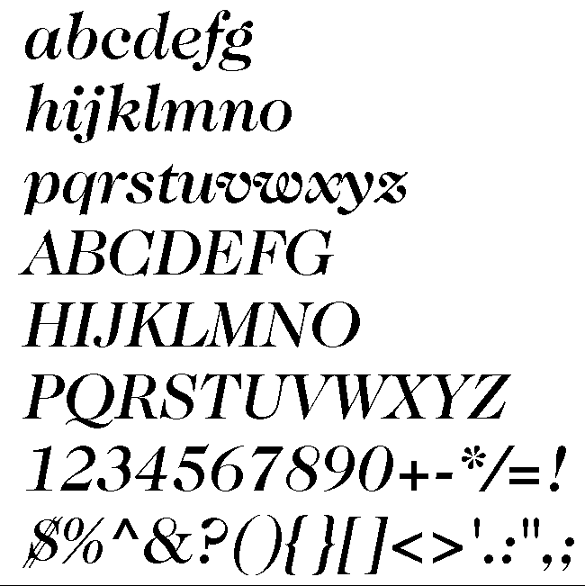 Caslon Twe Twenty Four Medium Italic