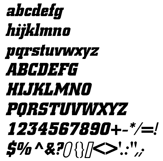 City(Berthold City) Bold Italic