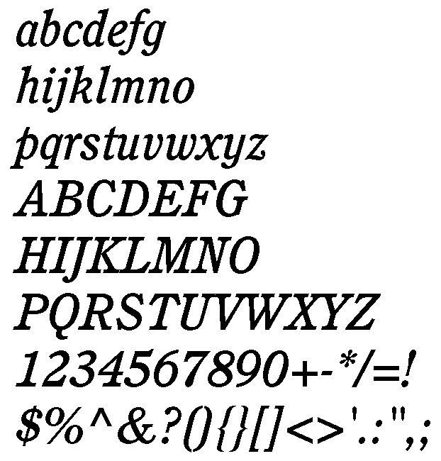 Cushing Medium Italic
