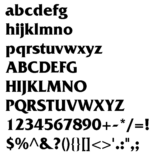 Friz Quadrata Bold