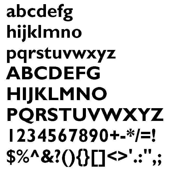 Gill Sans Bold