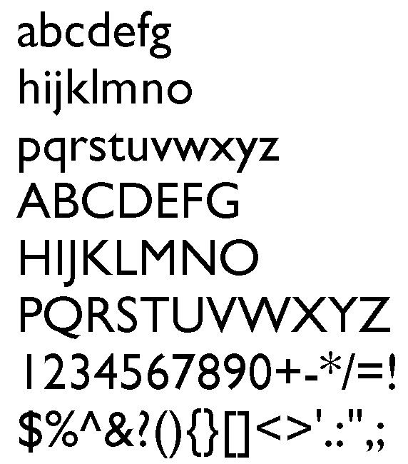 Gill Sans Regular