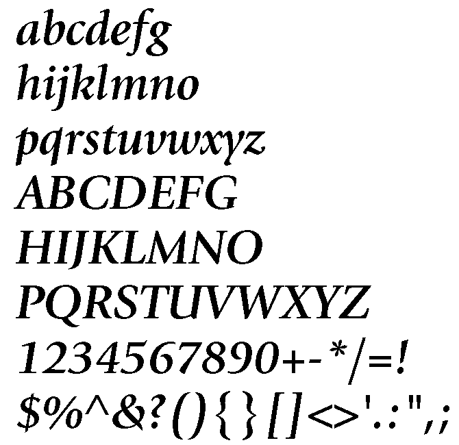 Giovanni Bold Italic