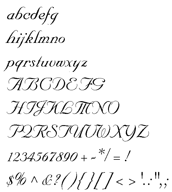 Nuptial Script