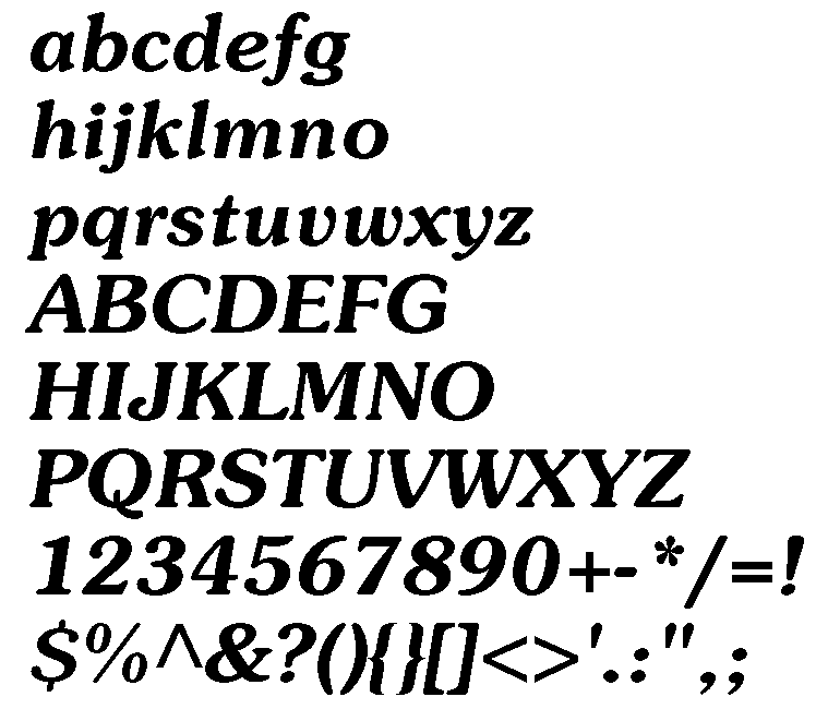 Souvenir Demi Italic