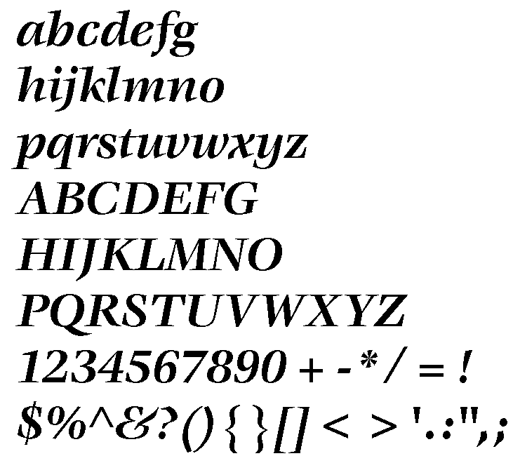 Veljovic Bold Italic