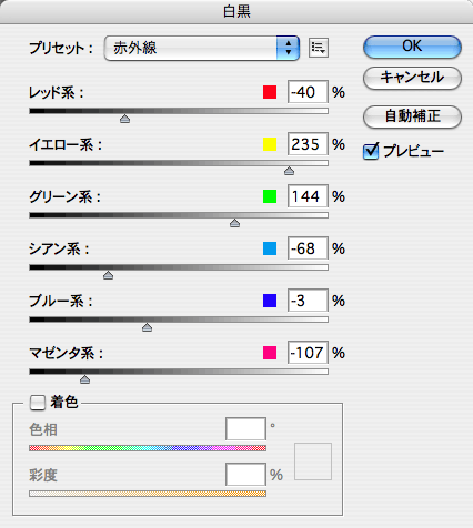 グレースケール